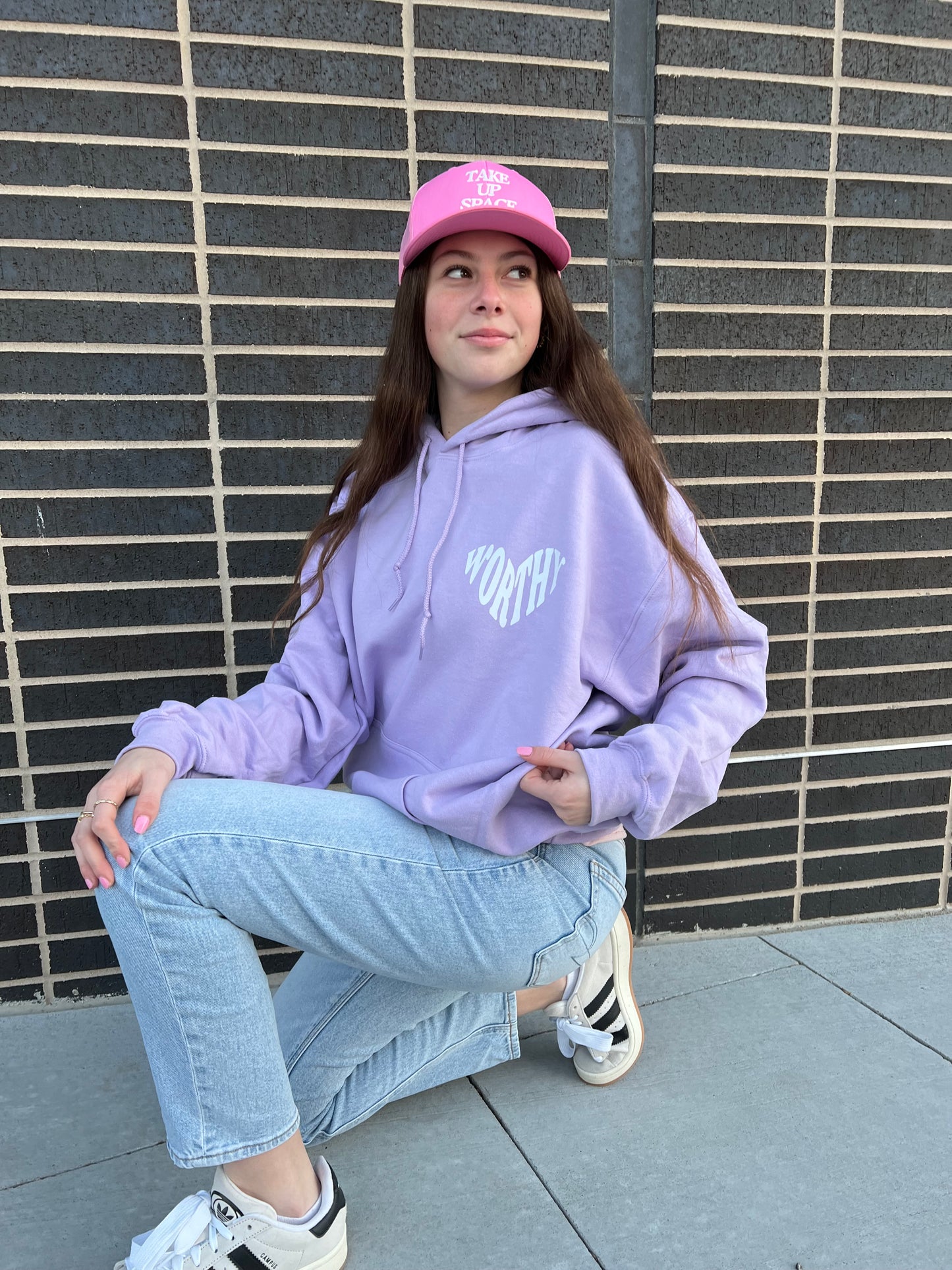 Heart Shaped Worthy Orchid Hoodie - PREORDER ITEM